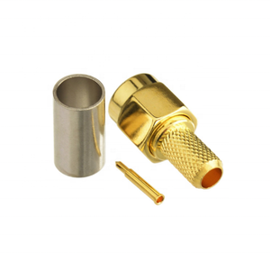 <span class=keywords><strong>RG58</strong></span> LMR200ケーブル用高品質RF同軸<span class=keywords><strong>SMA</strong></span>男性圧着コネクタ - Product Image 2