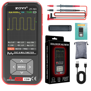 ZOYI ZT-701 <span class=keywords><strong>Multimeter</strong></span> osiloskop <span class=keywords><strong>Digital</strong></span> portabel, kapasitas resistensi tegangan 5Mhz Multi <span class=keywords><strong>Meter</strong></span> 2025 - Product Image 1