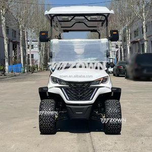 Wholesale 6 Seater Electric Golf Cart <b>72V</b> Lithium <b>Battery</b> Heavy Duty Big Wheels Off Road Golf Cart for Farm Hunting Using - Product Image 1