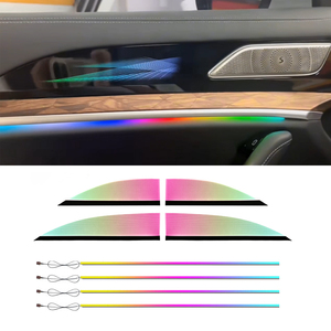 Bande lumineuse LED RGBIC en acrylique pour éclairage d'ambiance intérieur de voiture, lampe néon pour Neta S 2022-2024 (vente en gros) - Product Image 1