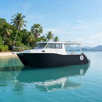 Catamaran de pêche en aluminium de 9 m (30 pieds) – Yacht rapide avec cabine – Bateau à moteur certifié CE à vendre en Australie