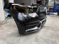 Assemblage de coupe de nez de lèvre avant démonté inclus supports de phare ventilateur de condenseur de radiateur pour Mercedes Benz GLC W253 2020-2023
