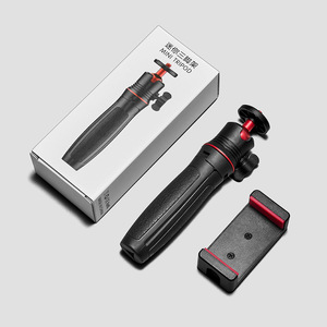 Mini trípode ligero y portátil para teléfono móvil, bloqueo de perilla de plástico, 1 sección - Product Image 3