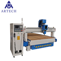 Routeur CNC ARTECH ATC 2030 Haute Précision 3 Axes Publicitaire à Changement d'Outil Automatique 8 Outils ATC Multifonctionnel Moteur Pas à Pas 9KW