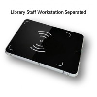 Tablette pour poste de travail de bibliothécaire, pour le personnel de bibliothèque, HF RFID