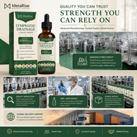 Gouttes de soutien lymphatique et immunitaire pour adultes, marque privée OEM, complément liquide à base de plantes, extrait botanique naturel, 60 ml