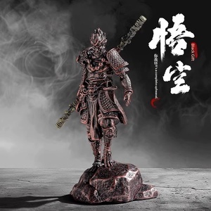 Statuetta in Resina Black Myth Wukong, Decorazione Anime e Videogiochi, Ornamento da Scrivania in Stile Antico Cinese, Arredamento Casa - Product Image 3