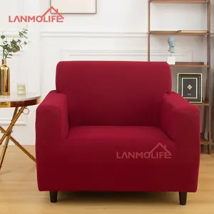 LANMOLIFE All-Season Simple Fabric Non-Slip Sofa Slipcover Hot Selling All-Inclusive Cornvelvet Sofa Cover