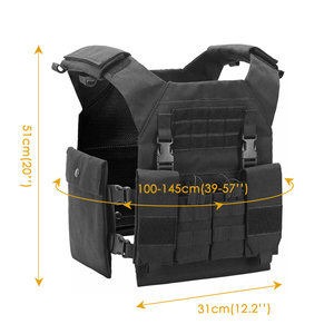 Chaleco Táctico ARTEX Camuflaje de Liberación Rápida, Chaleco Resistente con Bolsa Utilitaria para Caza, Fitness y Actividades al Aire Libre - Product Image 2