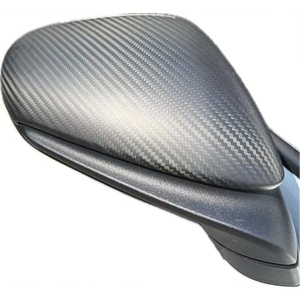 Nouveau boîtier de rétroviseur latéral noir en fibre de carbone mate 2019-2024 pour 911 992 – Rétrofit/Amélioration - Product Image 6