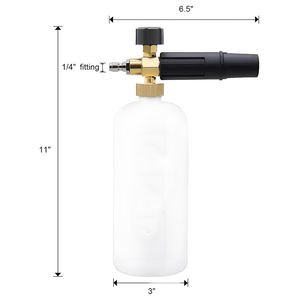 Pistola de Espuma para Lavado de Autos, Lavadora de Autos de Alta Presión, Lanza de Espuma para Nieve, Espumador de Jabón, Pistola de Agua para Limpieza Profunda, Herramientas de Limpieza - Product Image 2