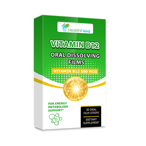 Películas Orales Disolubles de Vitamina B12 al por Mayor con Vitamina B12 para Apoyar el Metabolismo Energético - Product Image 1