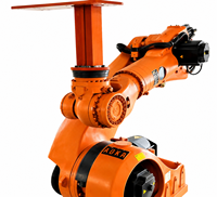 Bras robotisé industriel lourd à 6 axes d'occasion KUKA, charge utile de 210 kg, portée de 2701 mm, palettisation, indice de protection IP67, garantie d'un an