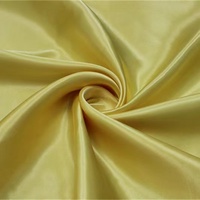 Tissus en satin de soie 100% polyester en gros pour robes de mariée, tissu de doublure bon marché
