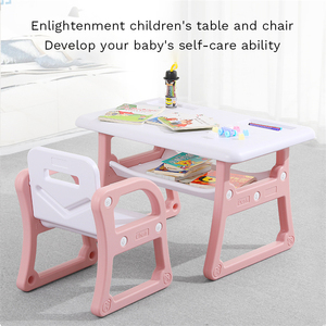 Set Tavolo e Sedia in Plastica per <span class=keywords><strong>Bambini</strong></span> <span class=keywords><strong>dell</strong></span>'<span class=keywords><strong>Asilo</strong></span>, Scrivania e Sedia Multifunzione per Studio, Seggiolone in Plastica PE - Product Image 5