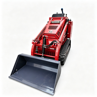Loader Skid Steer Kompak Langsung dari Pabrik, Mini Skid Steer Track Loader dengan Mobilitas Fleksibel untuk Lokasi Kerja Sempit