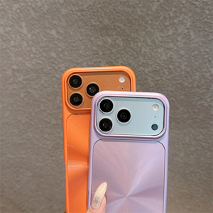 เคสโทรศัพท์ลายเลเซอร์แบบเรเดียลคุณภาพสูงสำหรับ iPhone 18 17 16 15 Pro Max ขอบเคลือบไฟฟ้า ป้องกันการกระแทก - Product Image 4