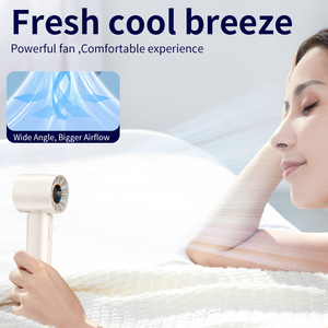 2025 New Arrival cầm tay mini xách tay & Wearable <span class=keywords><strong>Fan</strong></span> 199 tốc độ gió làm mát không khí USB sạc hiển thị kỹ thuật số cho sử dụng ngoài trời - Product Image 4