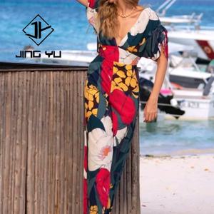Mono con Cuello en V, Diseño Personalizado, Impresión Digital, Estilo Hawaiano, Traje de Playa de una Pieza para Mujer, Oferta 2024 - Product Image 4