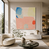 Peinture à l'huile abstraite murale, peinte à la main, grande taille personnalisée, livraison directe de l'atelier de peinture