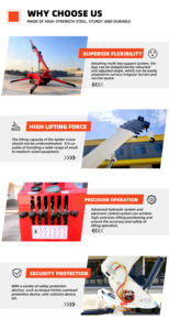 L123 स प्रमाणित छोटे 10 ~ 20 मीटर इलेक्ट्रिक डीजल आकाश मकड़ी चेरी पिकर को स्वचालित लेवलिंग के साथ ट्रैक किया बूस्ट लिफ्ट - Product Image 4