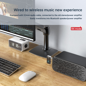 Adaptateur <span class=keywords><strong>audio</strong></span> de voiture <span class=keywords><strong>Bluetooth</strong></span> 5.4 amélioré <span class=keywords><strong>HiFi</strong></span> stéréo musique émetteur récepteur sans fil 3.5MM avec micro appelant pour Kit de voiture - Product Image 4