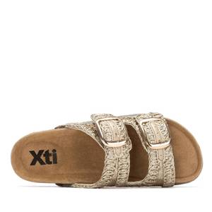 Xti Women's Slippers Gold 36 Low Heel 4 Cm Slip On Comfort Shoes - Product Image 5