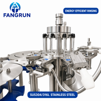 Machine de remplissage et de bouchage automatique monobloc haute vitesse 3-en-1 pour bouteilles en verre PET d'eau pure minérale