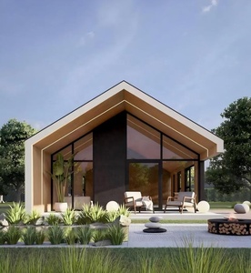 Casa Prefabricada Portátil de Acero Ligero y Duradero, Diseño Impermeable para Jardín o Taller Moderno - Product Image 3