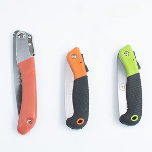 Scie à main pliante, poignée ergonomique en plastique, lame en acier, outil léger pour couper le bois, pour jardin, camping, bricolage - Product Image 2