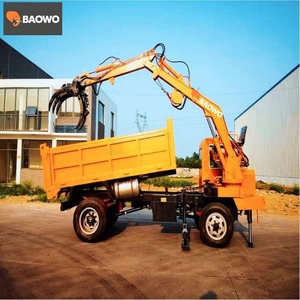 Grúa Forestal Plegable Baowo con Capacidad de Carga de 700 kg, Grúa de Carga para Camiones Forestales - Product Image 1