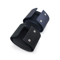 Étui de rangement pour montres en cuir PU personnalisé pour hommes et femmes, boîte de rangement de voyage rigide portable avec intérieur doux