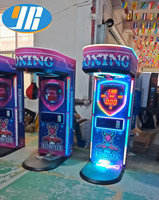 Machine de jeu de boxe à monnayeur pour adultes, test de force, machine d'arcade avec éclairage LED pour centre de jeux