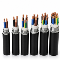 Kabel Daya 3 Inti 0.6/1kV Berisolasi XLPE dengan Pelindung Baja Berpita Konduktor Tembaga IEC 60502-1 CE untuk Kelas Industri IP65