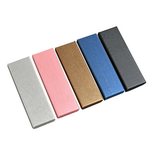 Boîte cadeau en papier LH-004 avec ruban, boîte d'emballage cadeau d'affaires gaufrée, options de couleurs noir, bleu, or, rose, argent - Product Image 3