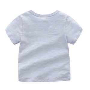 Vêtements de boutique pour enfants en gros, dernières tendances en matière de vêtements pour enfants, t-shirt blanc uni pour garçons - Product Image 5