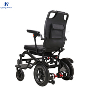 Fauteuil roulant électrique tout-terrain ultra-léger 13,5 kg avec batterie au lithium, valise de transport en fibre de carbone pour personnes âgées