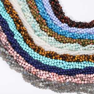 Jd Đá Quý Bán Buôn 6Mm 8Mm 10Mm Chất Lượng Cao Tự Nhiên Vòng Hạt Lỏng Hạt Lý Tưởng Cho Tự Làm Đồ Trang Sức Làm - Product Image 1