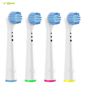 YBK Factory OEM ODM 4 PCS Electric Toothbrush Heads Replacement Patent Electric Toothbrush Heads for <strong>Oral</strong> - Product Image 1