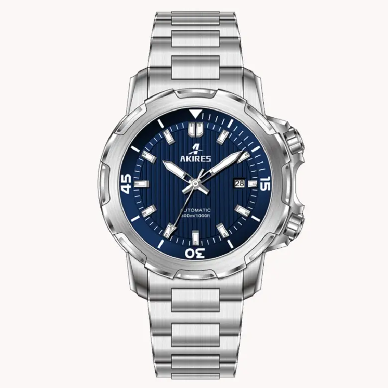 Mens fashion gents divers mechanical divers watch automatic 200 m bronze watch case submarine diver watch