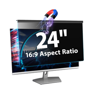 Xc 24 inch máy tính từ tính riêng tư màn hình thẩm mỹ treo màn hình chống ánh sáng màu xanh lớp phủ 9H Độ cứng có thể tháo rời - Product Image 1