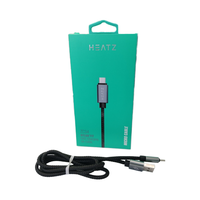 Kabel Pengisi Daya Multifungsi 3A Nylon Braided 1m Fast Quick Charging Micro-USB Aluminium Alloy untuk Tablet dan Ponsel