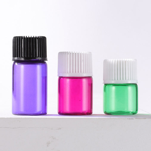 Campioni gratuiti mini tester di profumo 1ml 2ml 3ml 5ml verde blu viola rosa colore rosso vetro olio essenziale piccola bottiglia - Product Image 3