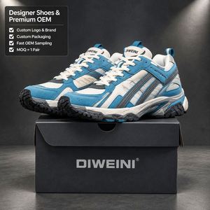Chaussures de créateur de luxe pour hommes et femmes, baskets en mesh bleu Y2K de haute qualité, zapatillas neuves - Product Image 1