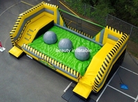 Parcours d'obstacles gonflable Big Baller Out, jeux gonflables interactifs pour les fêtes et les entreprises