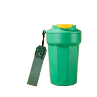 Botol Air Terisolasi Logo Kustom Model Baru, Mug Kopi Stainless Steel 450ml, Tumbler Kopi untuk Perjalanan