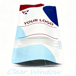 Custom <b>Gummy</b> <b>Candy</b> Resealable Stand Up Pouch With Window Peach Juice <b>Candy</b> Sugar Natural Flavor Food Bags - Product Image 3
