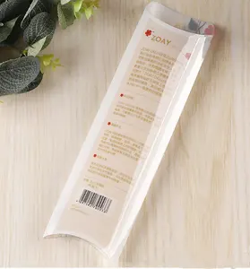 Personalizado de embalaje de Pvc almohada de plástico en forma de caja con impresión personalizada, hecho en China