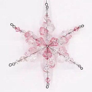 Acryl Diamant Schneeflocke Ornament - Product Image 2