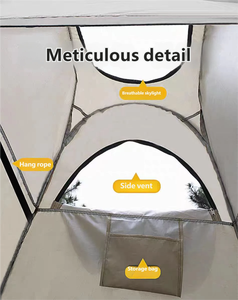 Vente directe usine – Nouvelle tente de douche extérieure double fenêtre de <span class=keywords><strong>1</strong></span>,<span class=keywords><strong>2</strong></span> mètre pour <span class=keywords><strong>camping</strong></span>, vestiaire <span class=keywords><strong>et</strong></span> salle de bain 2026 - Product Image 2